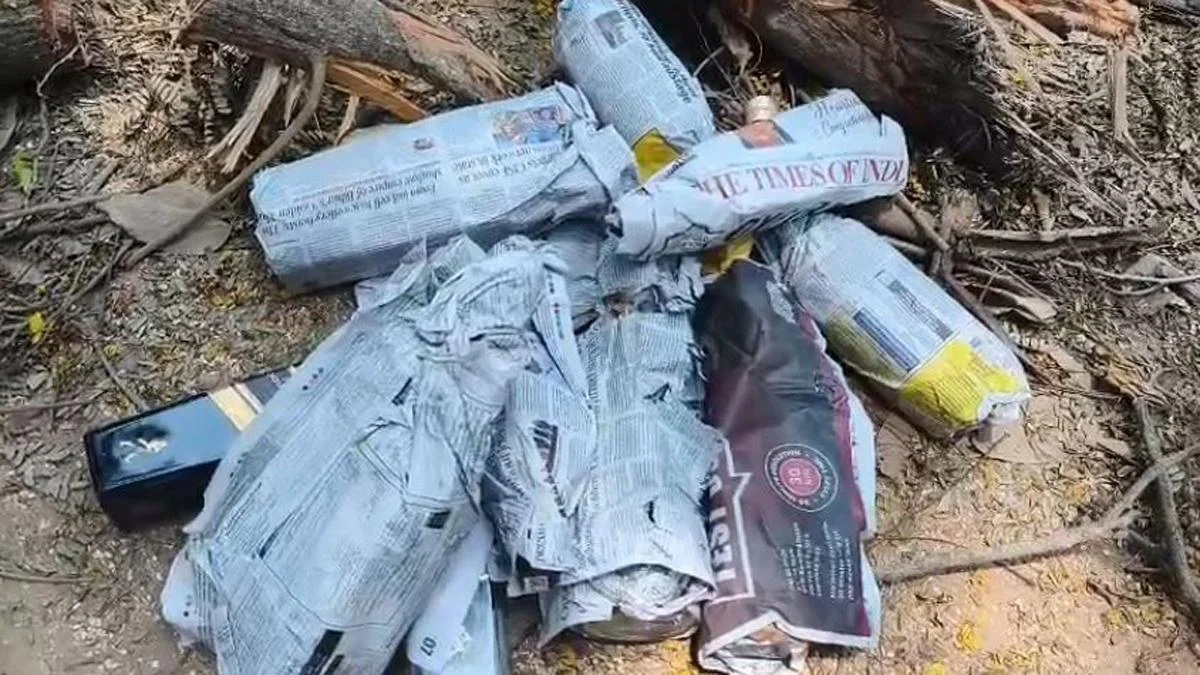 मुख्यमंत्री आवास के पास मिली महंगे ब्रांड की शराब की खाली बोतल, शराबबंदी पर उठे सवाल...