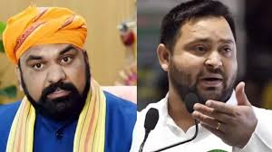 बिहार विधानसभा में सम्राट चौधरी के स्लिप ऑफ टंग पर बोलकर फंसे तेजस्वी यादव ...