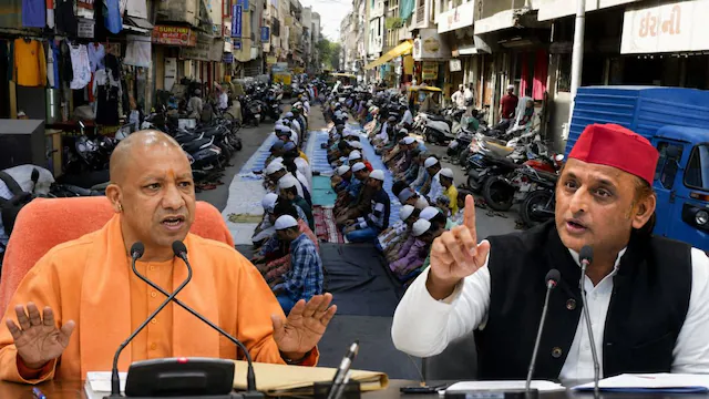 उत्तर प्रदेश में सड़कों पर नमाज को लेकर सियासी बयानबाजी तेज